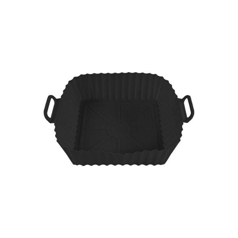 Amazon Hot Silicone Air Fryer Plate Grado de alimentos hogar plegable Silicone Air Fryer Plate