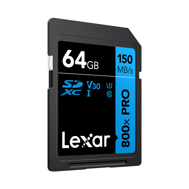 Thẻ SD Lexar Thẻ nhớ máy ảnh kỹ thuật số SLR C10 32G tốc độ cao 800X U3 64G 128G 256G