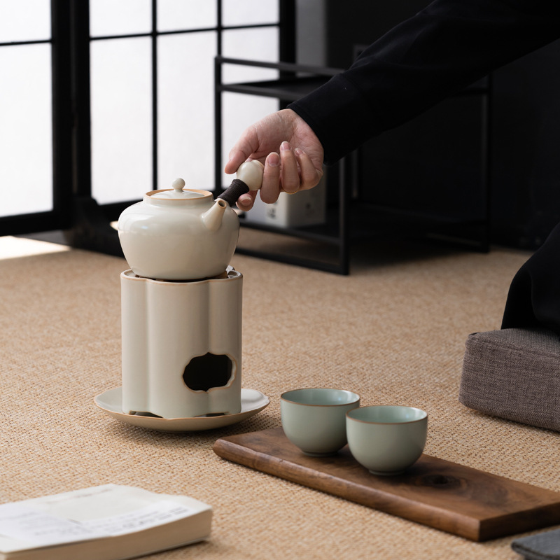 日式碳爐圍爐煮茶戶外酒精燈小火爐家用泡茶燒水爐風爐陶瓷溫茶爐