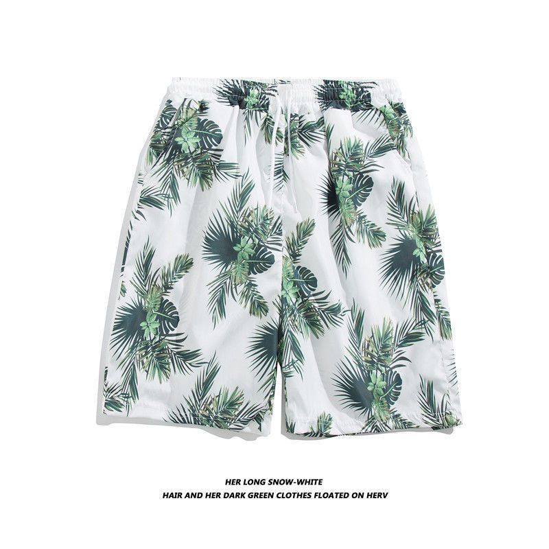 Men's Letter Ditsy Floral Tropical Vacation Regular Fit Men's Bottoms display picture 31