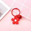 Japanese small bell, keychain, Korean style, flowered