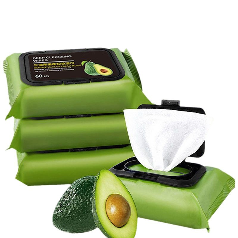 180 toallas húmedas de aguacate de extracción suave de toallas húmedas desechables de extracción