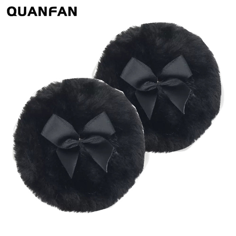 Soporte de terciopelo polvo de cuerpo puff polvo soplo largo esponjoso esponja esponjoso polvo suelto polvo denso pastel de maquillaje de reemplazo