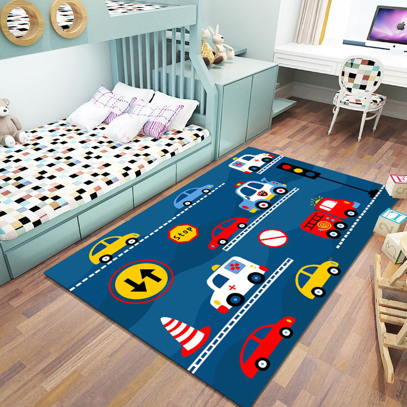Cartoon carpet living room bedroom bedside blanket baby crawling mat kindergarten early education center children's game mat floor mat