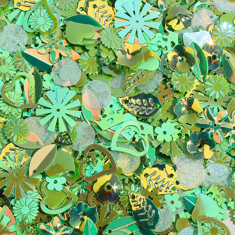 Color plateado lentejuelas nido pieza flash DIY material decorativo ropa Ropa Accesorios hecho en casa pendientes materiales accesorios image 72