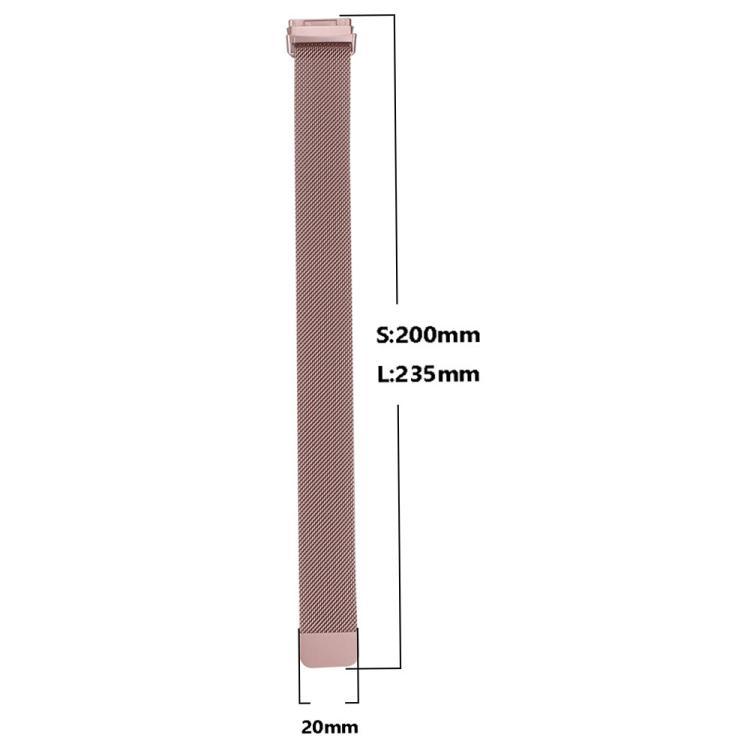 xDfind reloj de metal de absorción de Milán, tamaño: S para Fitbit Versa 4 / 3 / Sense 2 / Sense