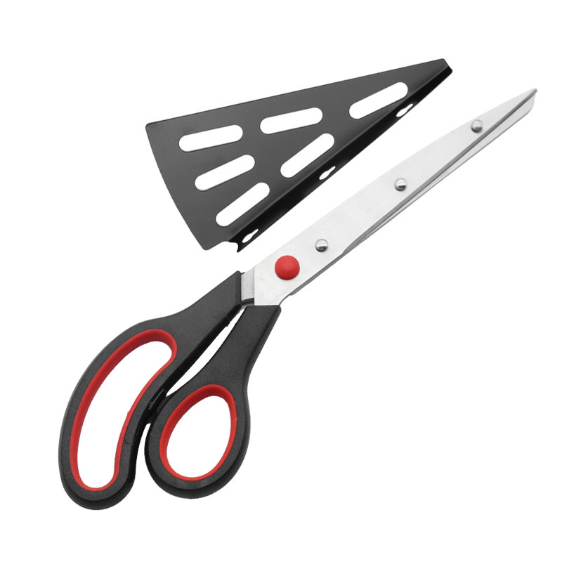 Tijeras de pizza desmontables de acero inoxidable de cocina casera tijeras de pizza para hornear pala de pizza panqueques de filete tijeras de comida