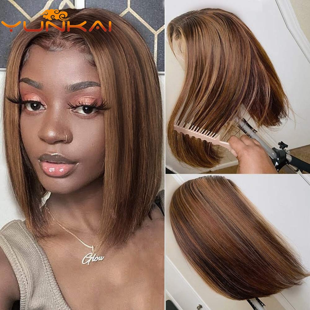 Yunkai front lace wig European and Ameri...