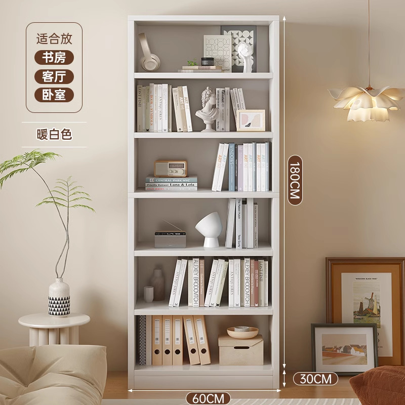 Стеллаж книжный шестигранный белый
