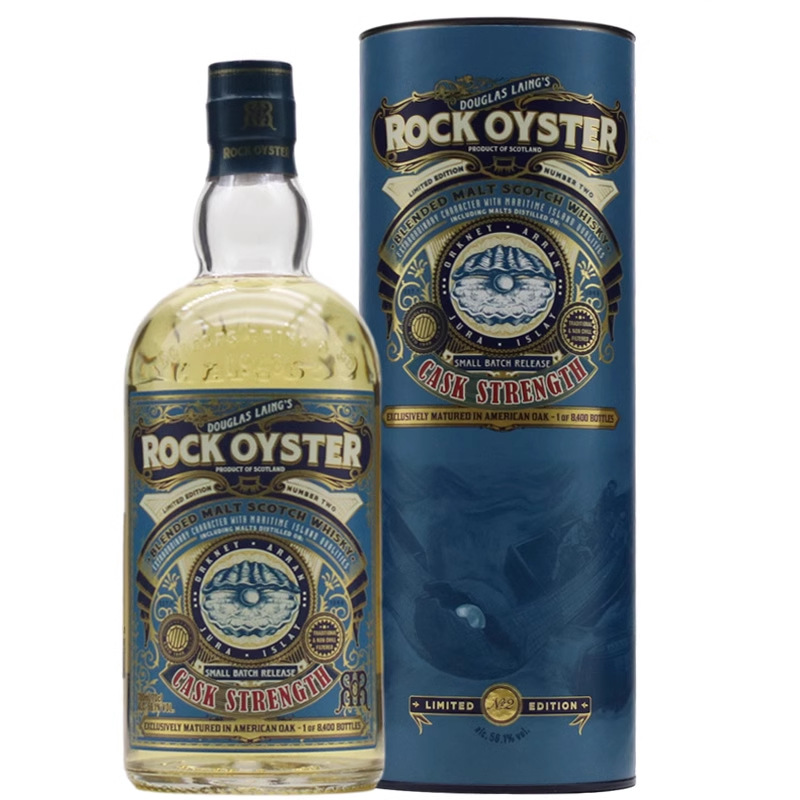 道格拉斯梁石蚝原桶强度调配麦芽威士忌洋酒苏格兰Rock OysteR