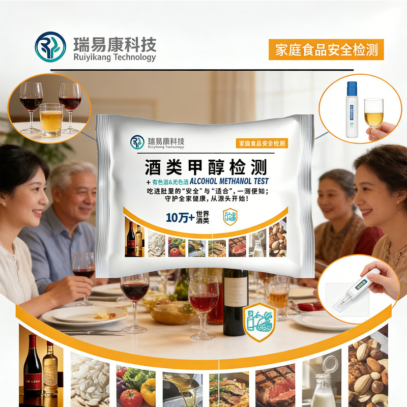 Liquor, Wine, Colored Liquor, Methanol Detection Reagent, Red Wine, Homemade Alcohol, Methanol Content, Homemade Enzyme Detection