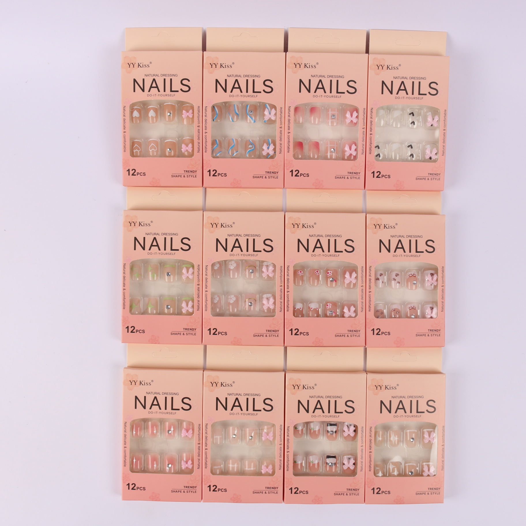 [Fábrica de origen] Uña de desgaste transfronteriza nueva pieza de manicura falsa, productos terminados de pieza de uñas desmontable image 9