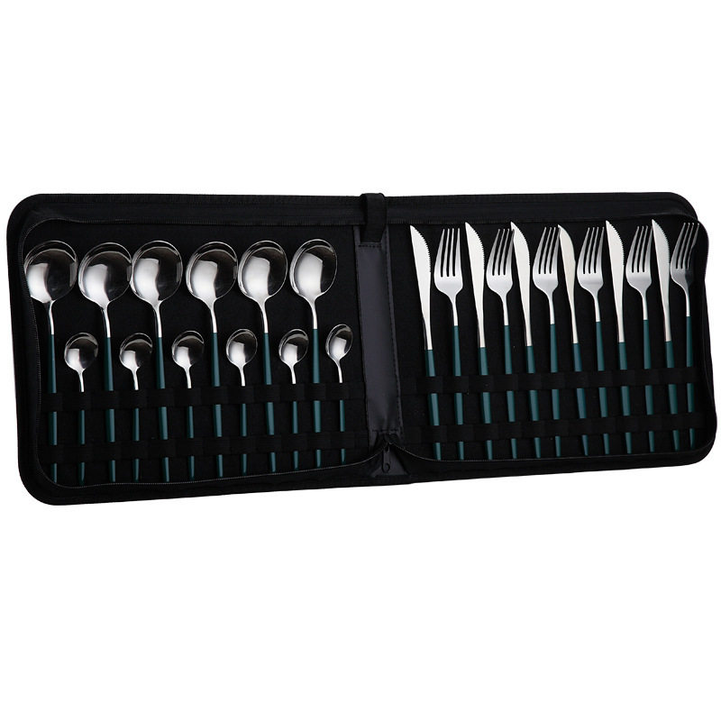 E타입 [필통가방] 실버+그린 24종세트