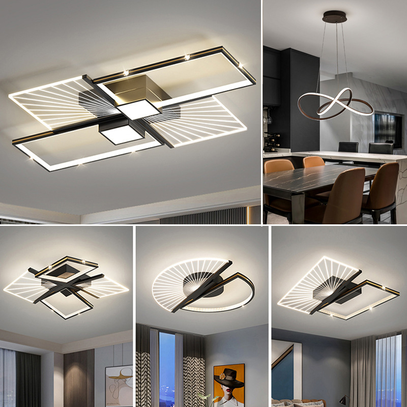 新款LED现代简约大气客厅主灯家用吸顶灯智能米家客厅灯灯具套餐