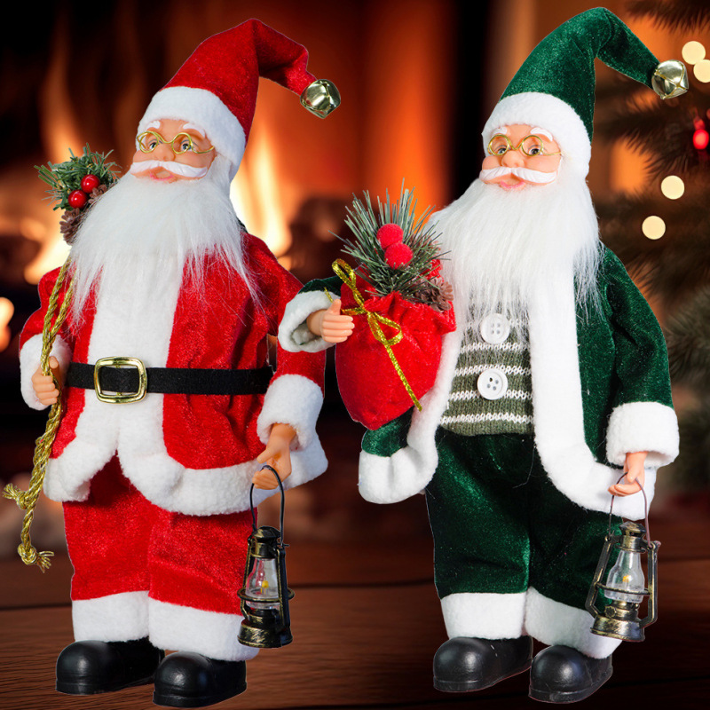 2025 クリスマス装飾サンタクロース人形雰囲気シーンレイアウトツリーオーナメントデスクトップ暖炉クリスマスオーナメント|undefined
