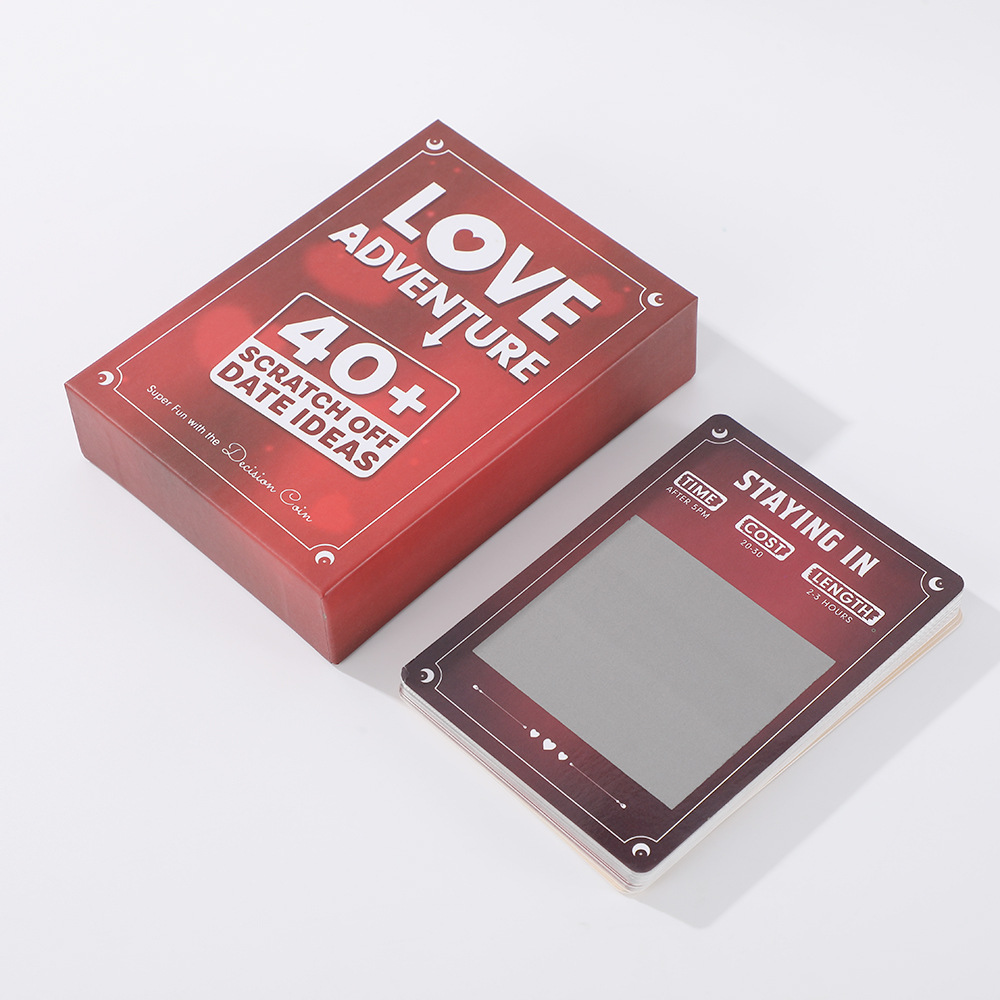 Love Adventure Couple Scratch Card Party Game Date Night Gift_voghion.com