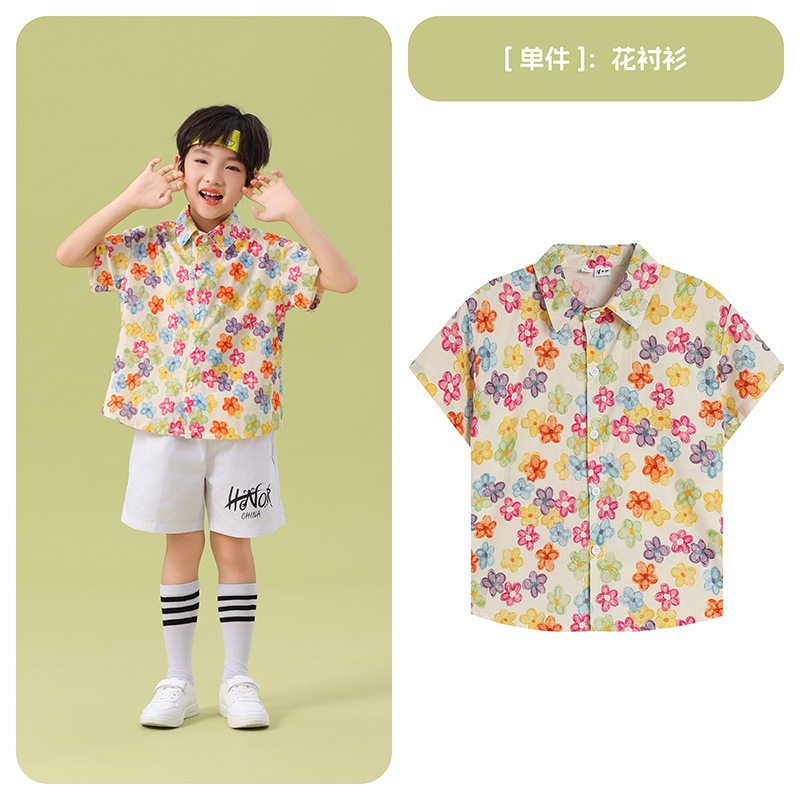 Shirt, flowered