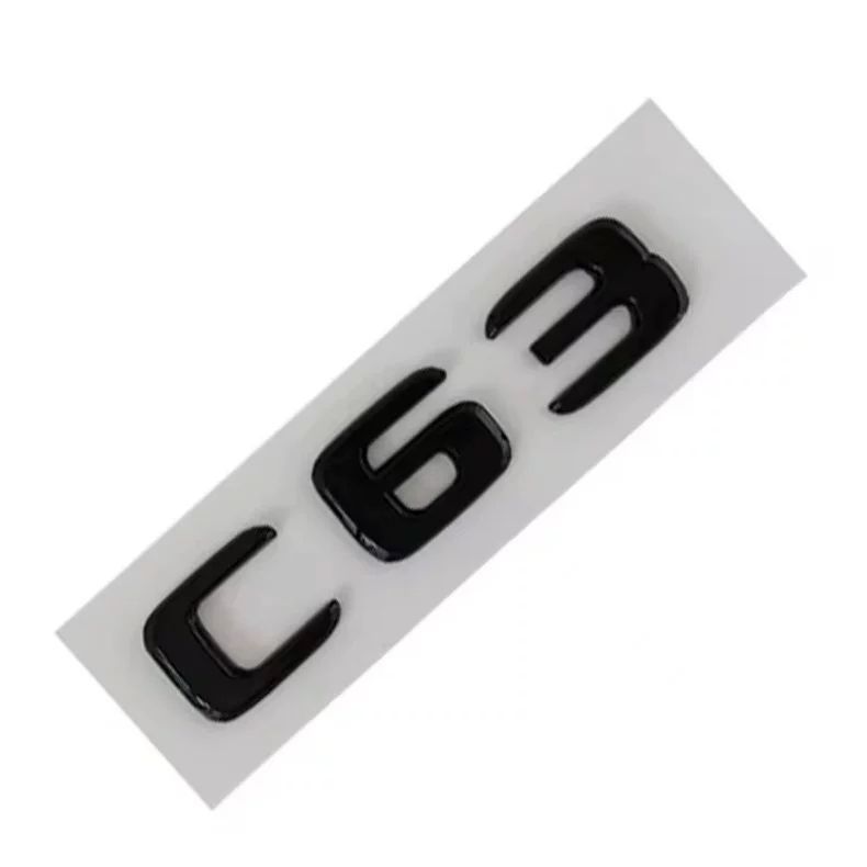 Suitable for Mercedes-Benz C-Class W204, used for modifying the rear emblem to C43 or C63, including rear badge and AMG modification stickers