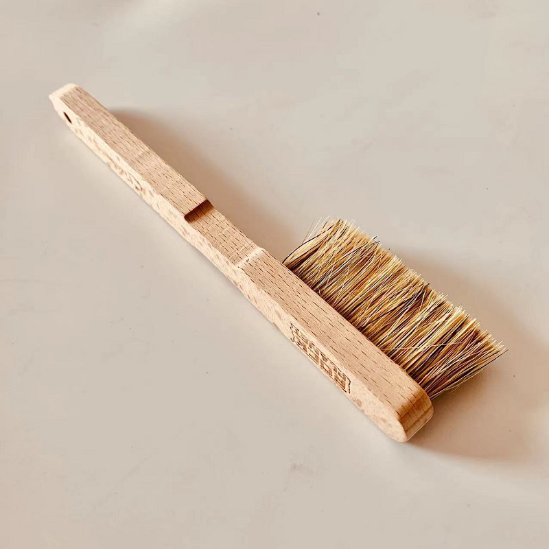 QSGYSY cepillo de cerdas escalada Roble Haya cepillo de escalada Haya pelo de cerdo cepillo de escalada cepillo de madera