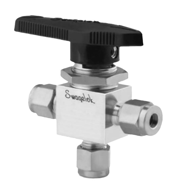 Swagelok世伟洛克SS-43GXS4不锈钢40GGG系列3通球阀卡套管1/4 in.