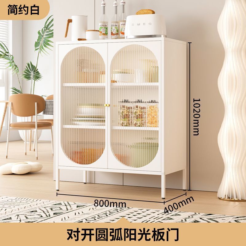 Gabinete de vinos de lujo ligero simple sala de estar doméstica contra la pared armario de comedor de hierro forjado armario de exhibición de piso armario de comedor armario de almacenamiento multicapa