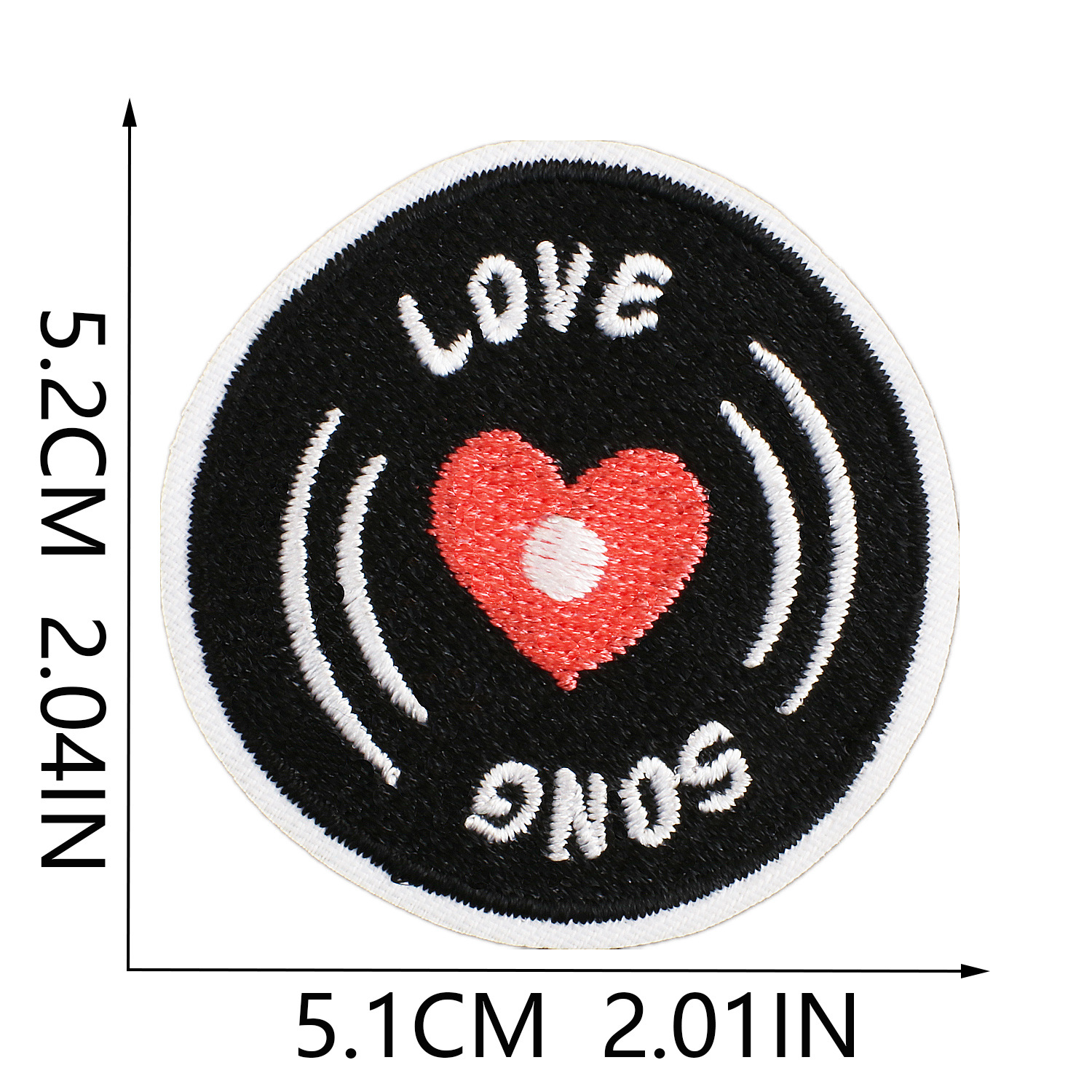 3g Weight Clothing Sticker Patches Classification 1 Piece Quantity Dacron thread Material Valentine'S Day Festival Heart Shape Pattern Casual, Elegant, Lady Style Embroidery Craft 1 Piece Casual Elegant Lady Heart Shape Dacron Thread Clothing Sticker Patches 12