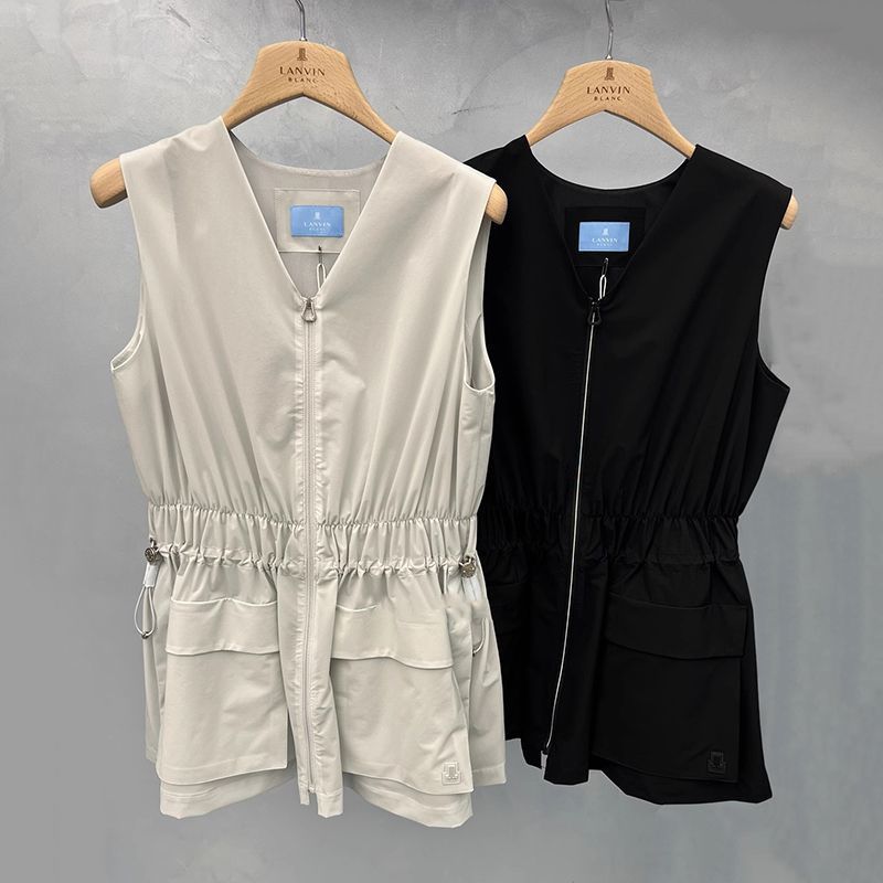 Golf Korean Summer Women's Classic Style New Solid Color Simple Versatile Personalized Sleeveless Vest