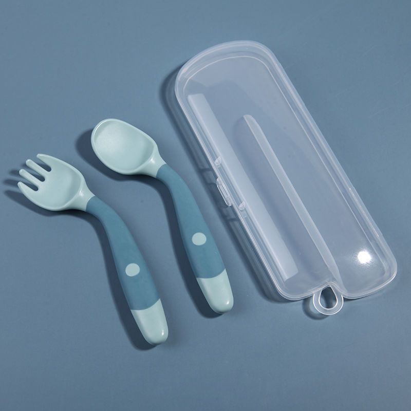 Spoon, fork, storage box