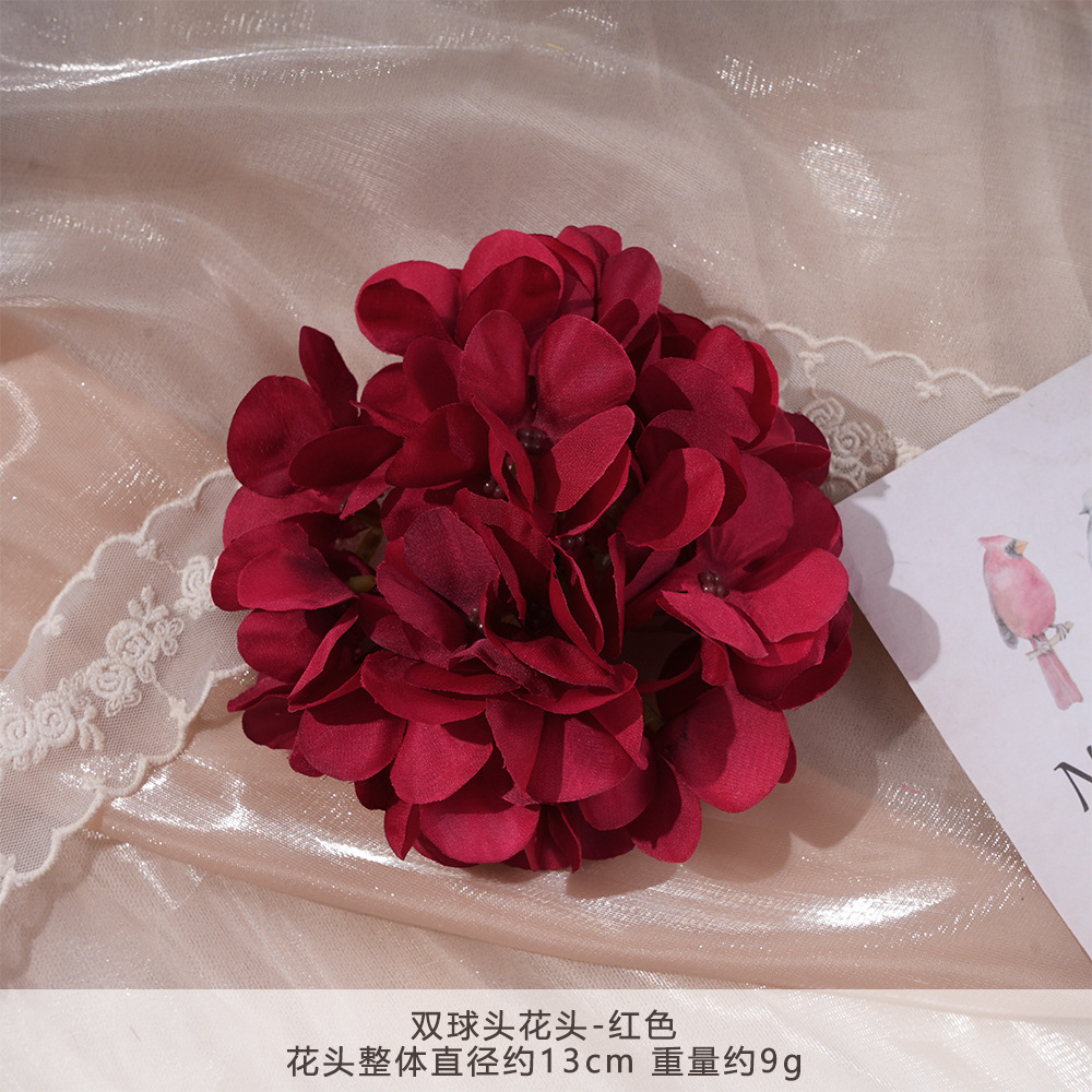 YG-더블 헤드 플라워 헤드-레드