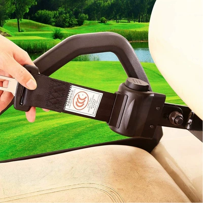 Car seat belt: automatic two-point safety belt