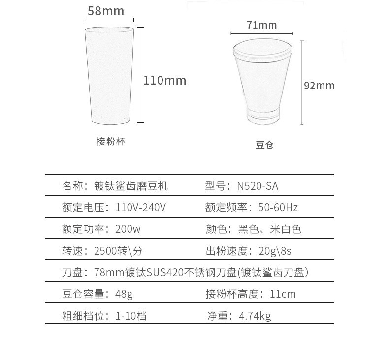 手冲咖啡自动磨豆机_04