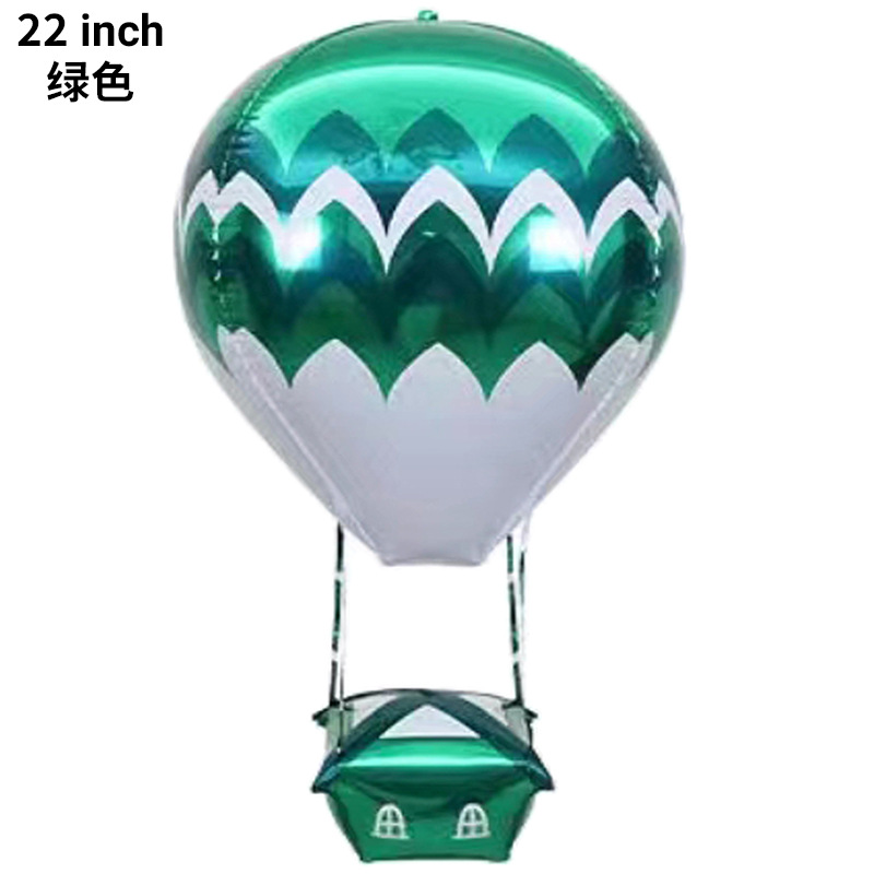 Globo de aire caliente de la casa globo de aluminio película globo fiesta de cumpleaños de los niños Decoración