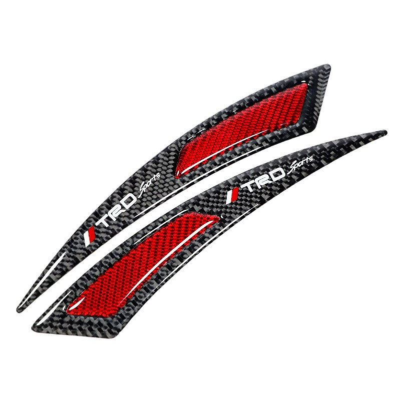 Новая Автомобильная бровь для бровей, полоса для предотвращения столкновений, трансграничная для Amazon, Модифицированная универсальная наклейка для бровей из углеродного волокна, клей для защиты от столкновений