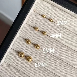 养耳洞黄金耳钉推荐｜999足金防过敏 不发炎毕业季礼物