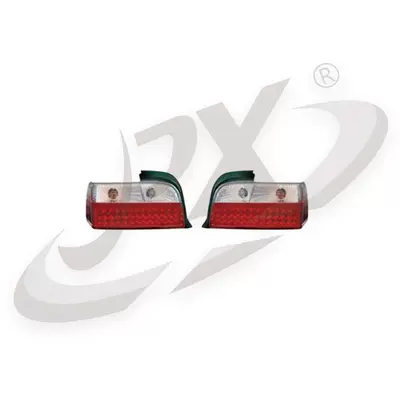 Tail light – Suitable for 91-97 BMW 3 Series - red-and-white-led-tail-lights-one-pair-for-left-and-right-for-two-door-vehicles-bmw-3-series-e36