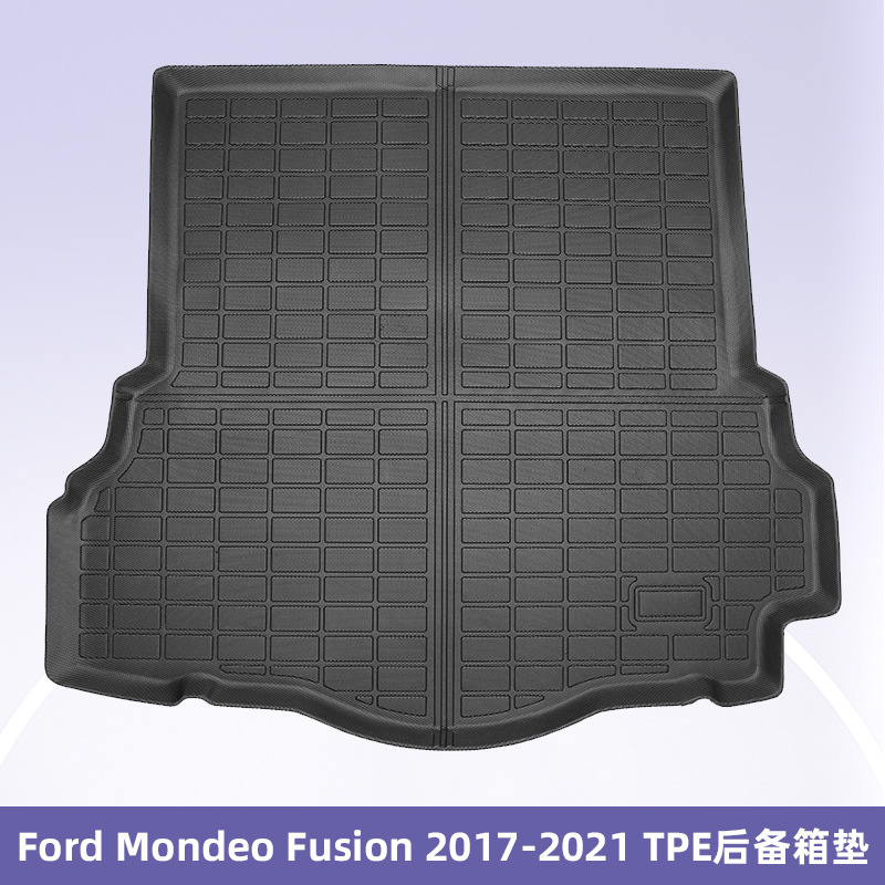Para Ford Mondeo Fusion2017 - 2021 3D TPE para todas las condiciones climáticas Cojín de cola