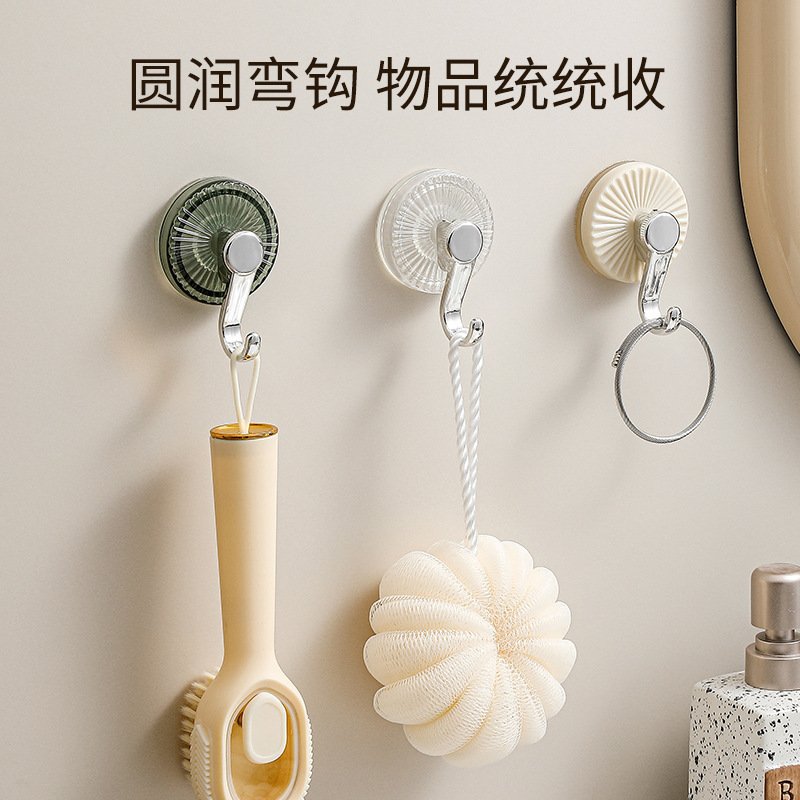 Powerful Suction Cup Hook, No-Drill, Removable, Traceless Vacuum Adhesive Sticker for Bathroom Walls and Behind Doors, Towel Adhesive Hook Powerful Suction Cup Hook, No-Drill, Removable, Traceless Vacuum Adhesive Sticker for Bathroom Walls and Behind Doors, Towel Adhesive Hook