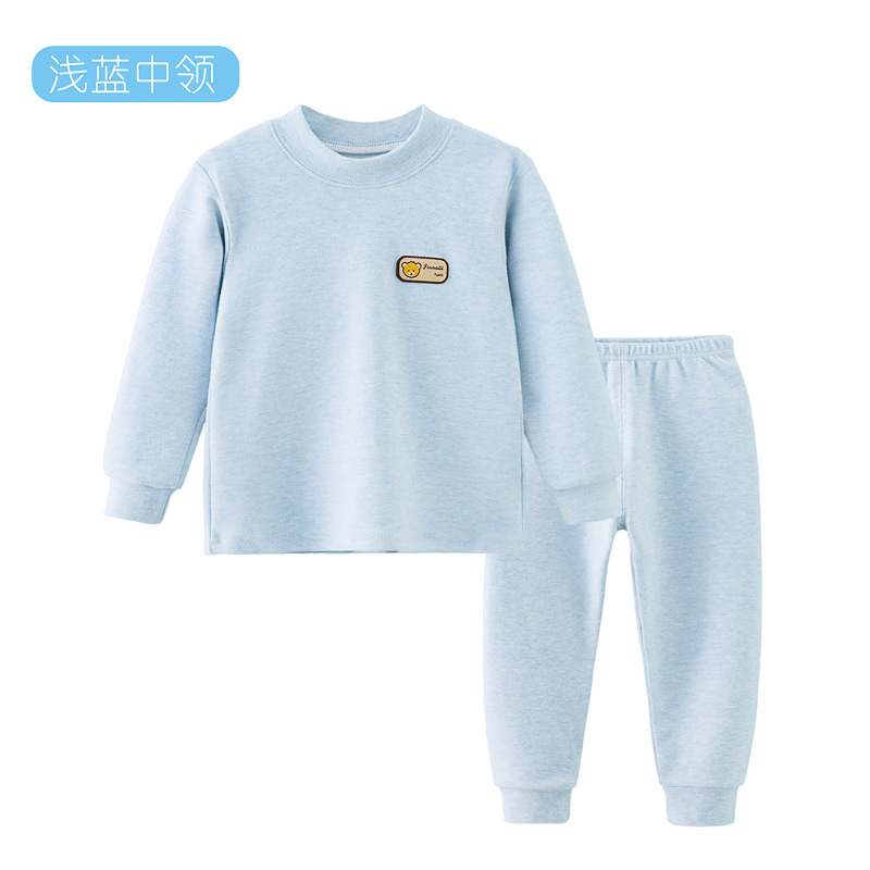 미들 칼라 라이트 블루 남성
