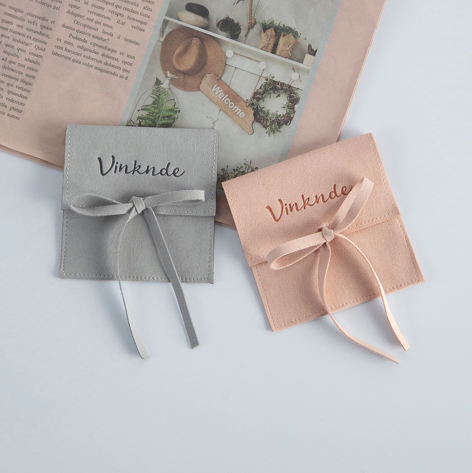 10g Weight 1 Piece Cloth Basic Simple Style Holiday Daily Solid Color Jewelry Packaging Bags