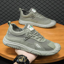 巨舒服！巨透气2025夏季新品男士休闲运动百搭拼接时尚网面鞋潮鞋