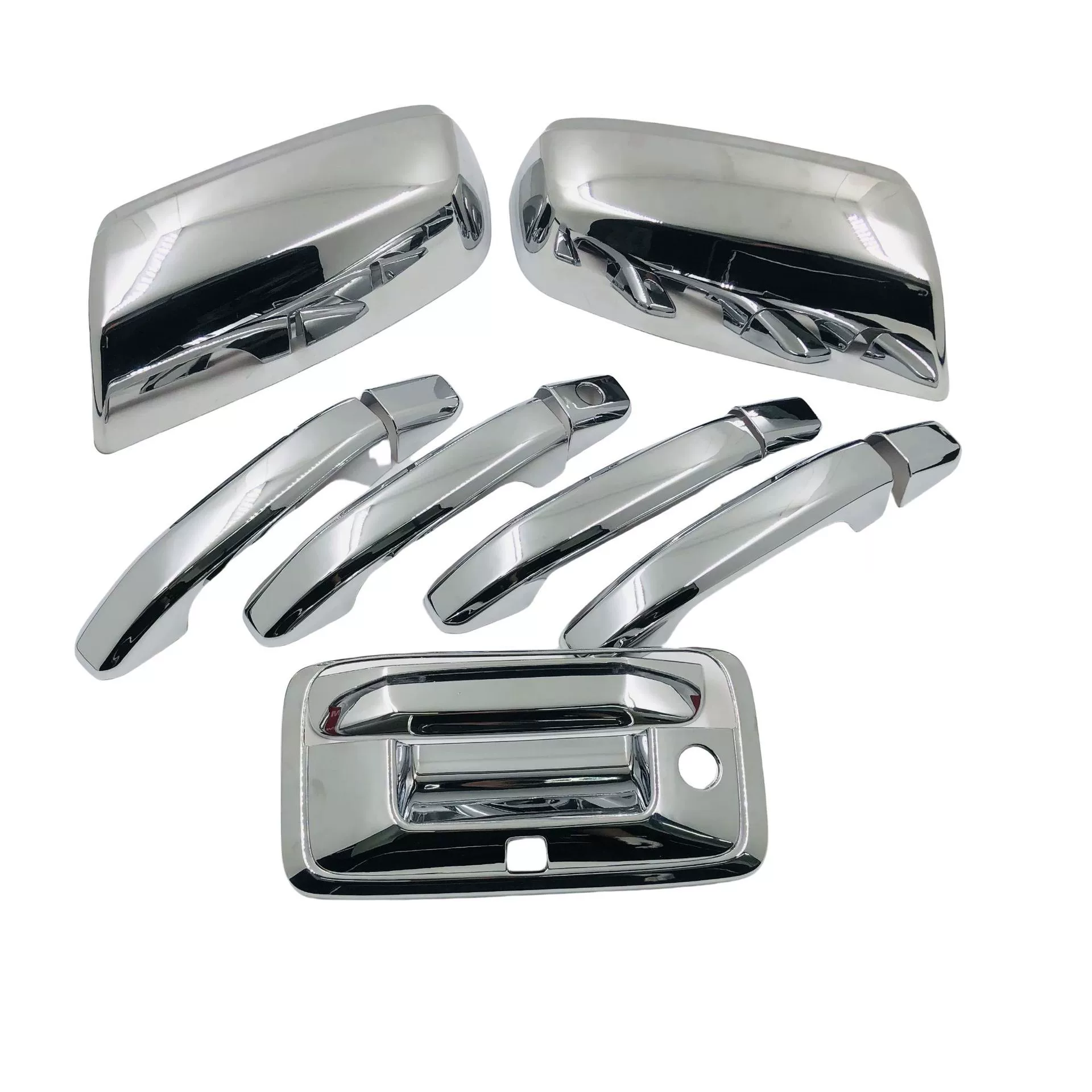 Применимо к 14-19 модели Chevrolet SILVERADO гальванизированные ручные крышки/хвостовые дверные крышки/крышки зеркал заднего вида