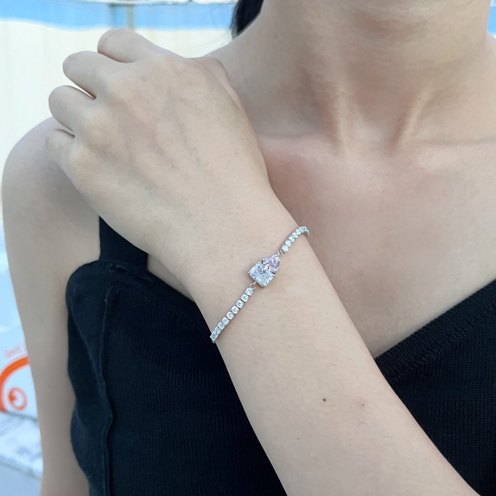 1 Piece Quantity 925 Sterling Silver Bracelets Elegant Streetwear