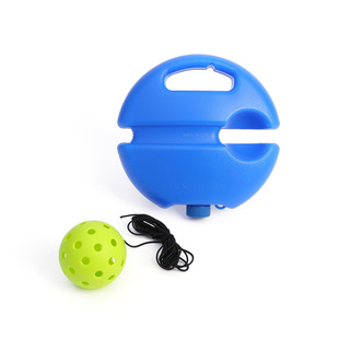 Factory in stock single pick racket trainer 40-hole high elastic PE hole ball beginner practice Pickleba