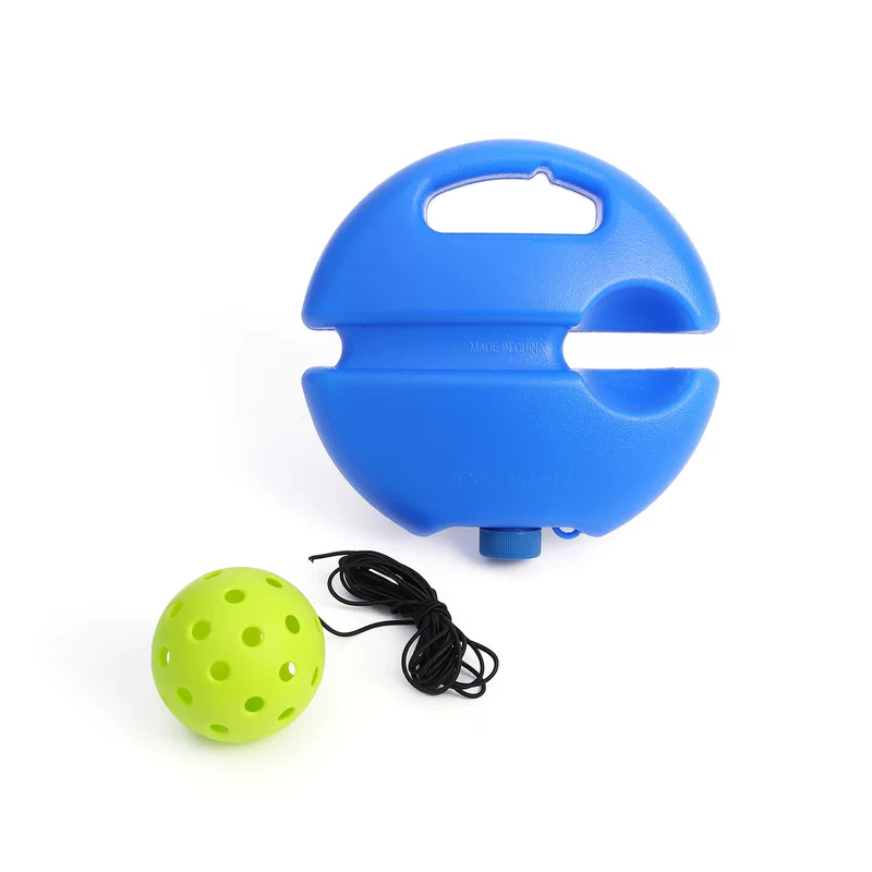 ✅Manufacturer's ready-made single pickleball racket training device 40-hole high-elastic PE hole ball beginners practice Pickle
