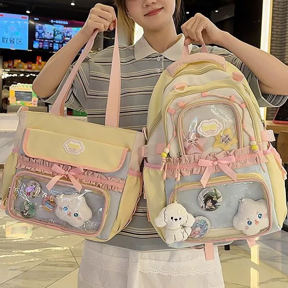 High quality Japanese brand fresh cute capacious backpack