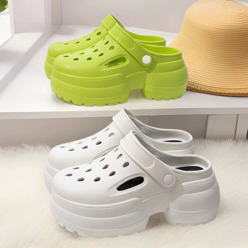 Женские пещерные туфли для женщин, нося толстую подошвы 7 см, чтобы увеличить