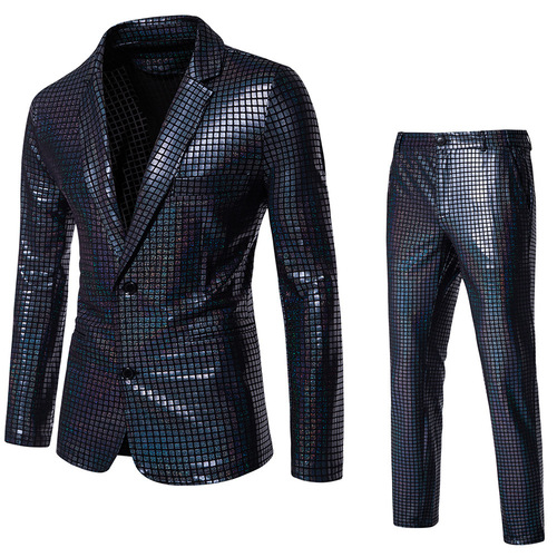 white christmas dresses 70's Era Disco Suit main image 1