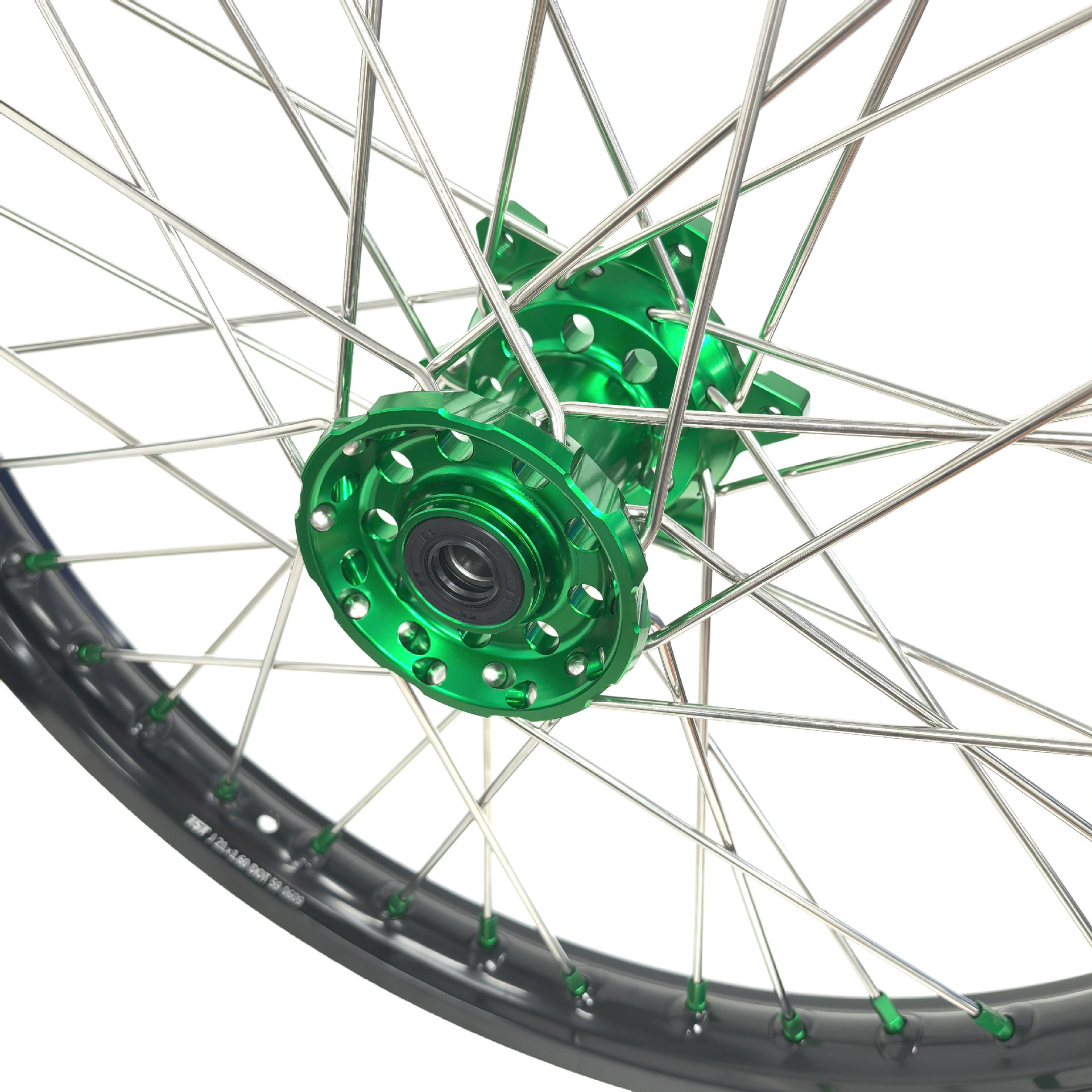 Off-Road Motorcycle Modification Accessories Suitable for Kawasaki Klx230 Front and Rear Wheel Frames, Hubs, Rims and Rim Assemblies