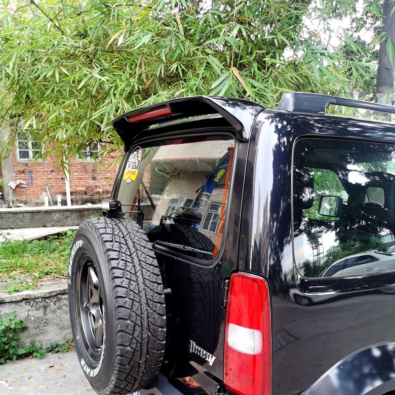 Suitable for 2007-2017 Suzuki Jimny Tail Wing Jimny Modified Special Painted Fixed Wing with Light