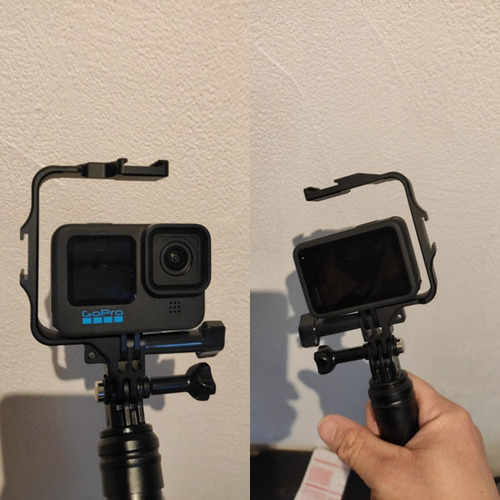 Gopro action camera cold shoe stand diving light holder action camera photography fill light mini stand